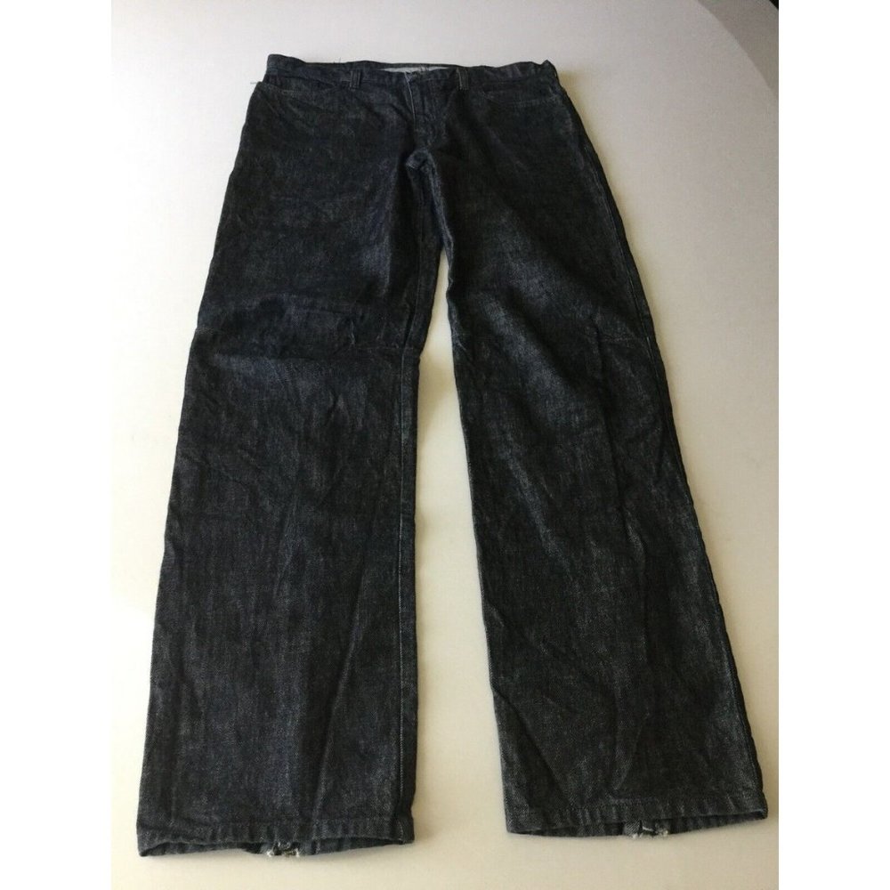 NEIL BARRETT Men's Biker Motorcycle Jeans Dark Wash Size 36 Zip Back Jeans Italy